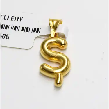 14 Ayar ş Harf Kolye Ucu