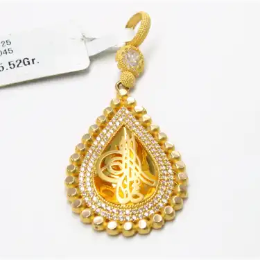 14 Ayar şık Model Tuğra Kolye Ucu