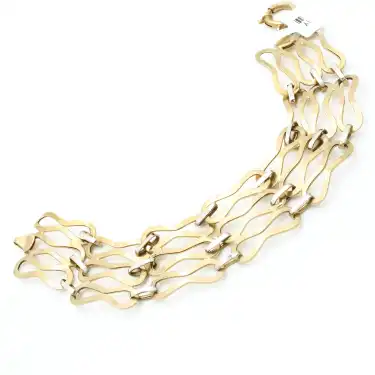 14 Ayar Sonsuzluk Geniş Bileklik