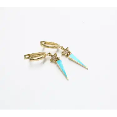 14 Ayar Tasarım Küpe