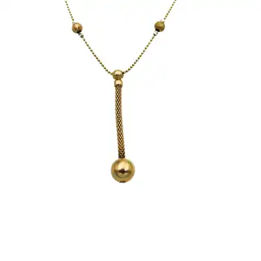 14 Ayar Tasarım Minimal Kolye