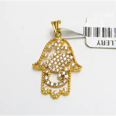 14 Ayar Tasarım Obje Kolye Ucu