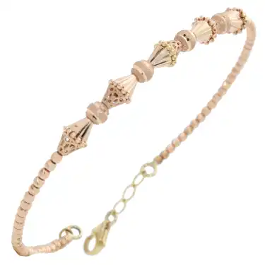 14 Ayar Tasarım Tek Sıra Bileklik