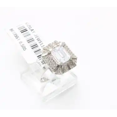 14 Ayar Taşlı Baget Yüzük