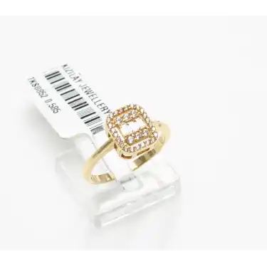 14 Ayar Taşlı Baget Yüzük