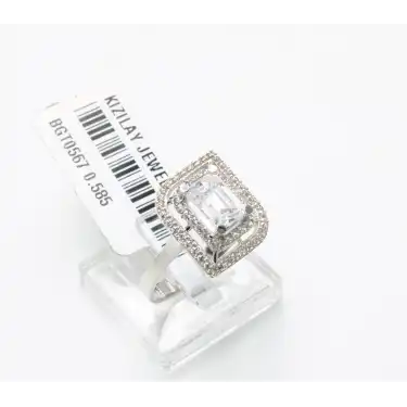 14 Ayar Taşlı Baget Yüzük