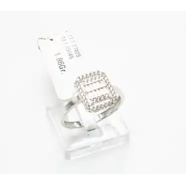 14 Ayar Taşlı Baget Yüzük