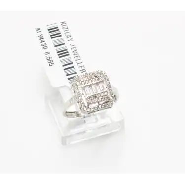 14 Ayar Taşlı Baget Yüzük