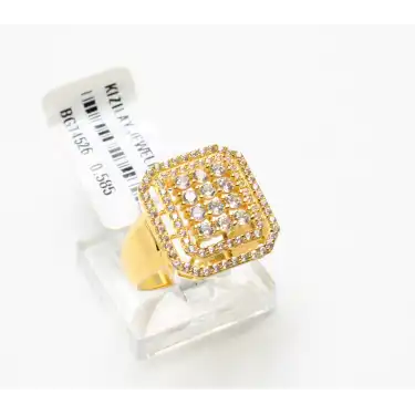 14 Ayar Taşlı Baget Yüzük