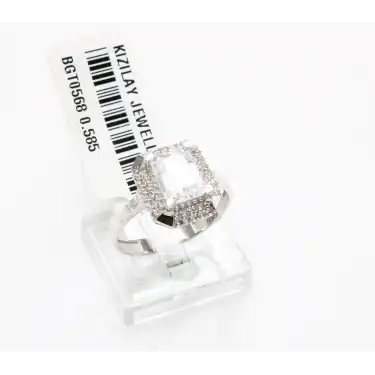 14 Ayar Taşlı Baget Yüzük