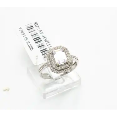 14 Ayar Taşlı Baget Yüzük