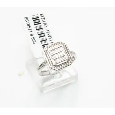 14 Ayar Taşlı Baget Yüzük