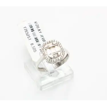 14 Ayar Taşlı Baget Yüzük