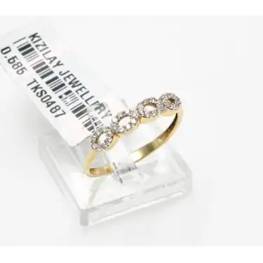 14 Ayar Taşlı Yüzük