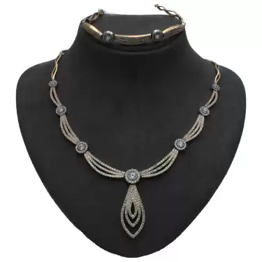 14 Ayar Taşlı Göz Set