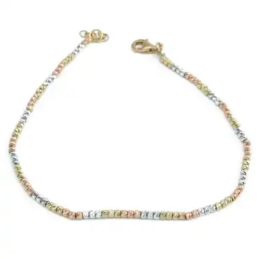 14 Ayar Tek Sıra Dorika Bileklik