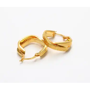 14 Ayar Versace Model Küpe