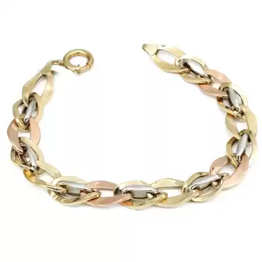 14 Ayar Yaprak Model Bileklik