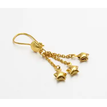 14 Ayar Yıldız Model Küpe