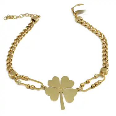 14 Ayar Yonca Gurmet Bileklik