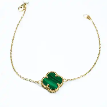 14 Ayar Yonca Tekli Bileklik