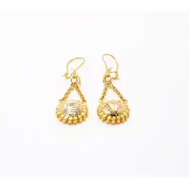 14 Ayar Yuvarlak Model Sallama Küpe