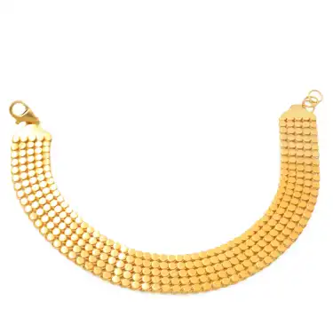 14 Ayar Yuvarlak Pullu Bileklik