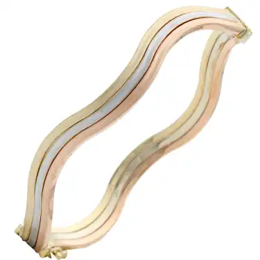 14 Ayar Zigzag Kelepçe Bilezik