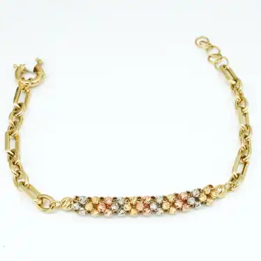 14 Ayar Zincir Dorika Bileklik