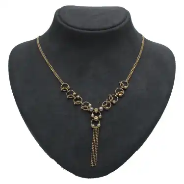 14 Ayar Zincir Işleme Kolye