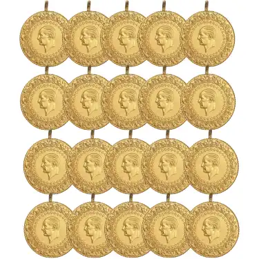 20 ADET ESKİ TARİHLİ ÇEYREK