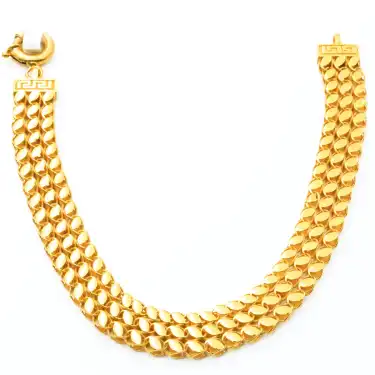 22 Ayar 3 Sıra Pullu Bileklik