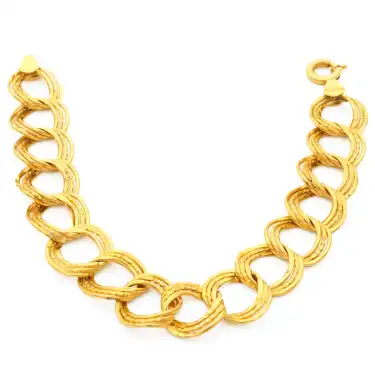 22 Ayar 3 Sıralı Ezme Samanyolu Bileklik