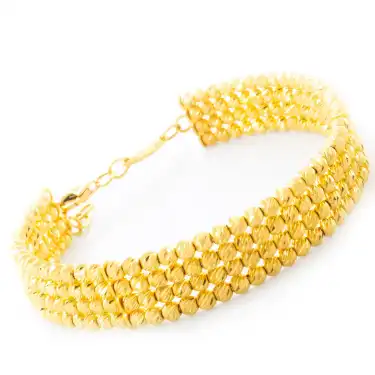 22 Ayar 4 Sıra Dorikalı Düz Bileklik