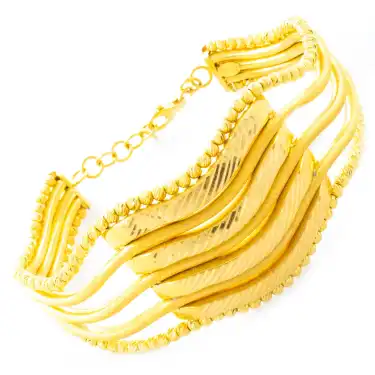 22 Ayar 4 Sıralı Kaburga Dorikalı Bilezik