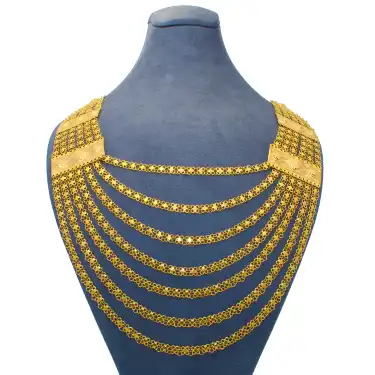 22 Ayar 7 Sıralı Urfa Akıtma Kolye