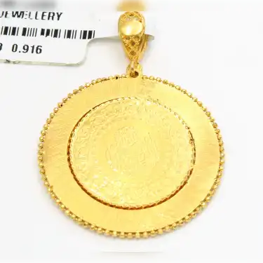 22 Ayar Altın Kaplama Kolye Ucu