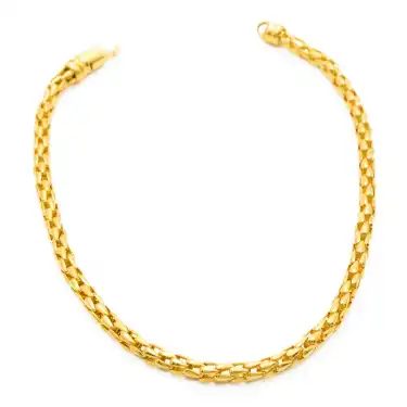 22 Ayar Askılı Tane Bileklik