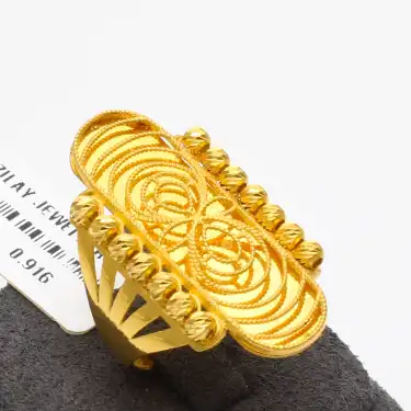 22 Ayar Aynalı Dorikalı Yüzük