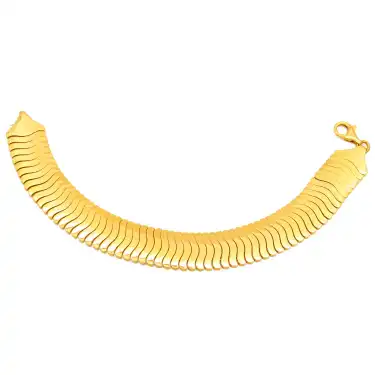 22 Ayar Balık Sırtı Bileklik