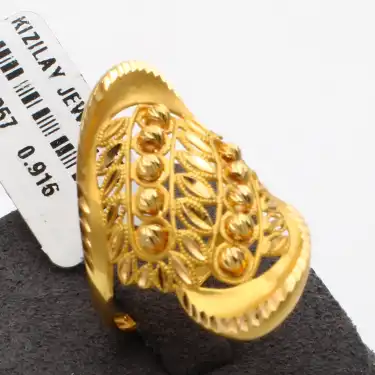 22 Ayar Başak Model Dorikalı Yüzük