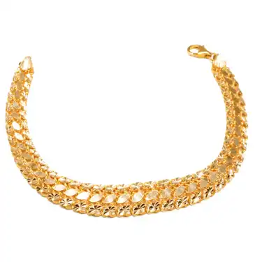 22 Ayar Başak Sıralı Bileklik