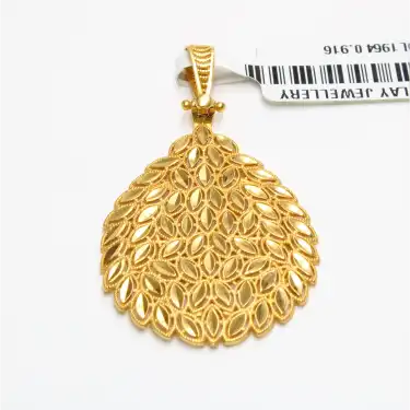 22 Ayar Başak Tasarım Kolye Ucu