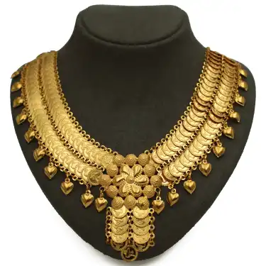 22 Ayar Baskı Reşat Pullu Kolye