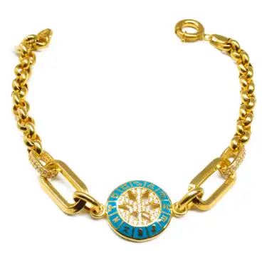 22 Ayar Burç Obje Bileklik