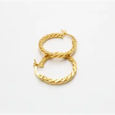 22 Ayar Burma Model Küpe