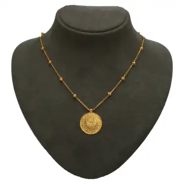 22 Ayar Çeyrekli Dorika Kolye