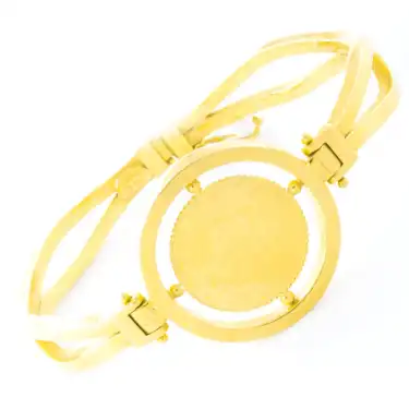 22 Ayar Çeyrekli Kelepçe Bilezik