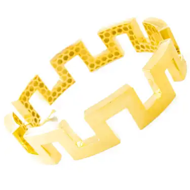 22 Ayar Dalgalı Kelepçe