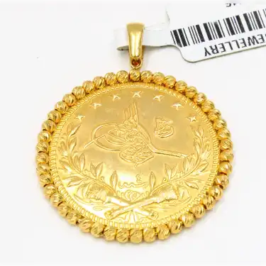 22 Ayar Dorika Reşat Kolye Ucu